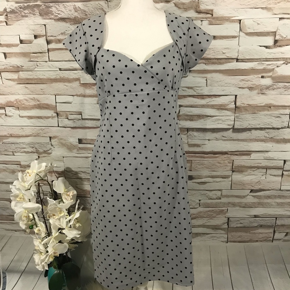 Collectif Polka Dots Dress Sz L (I09)